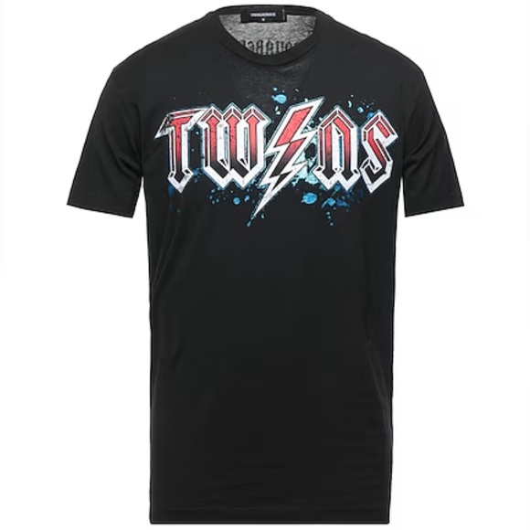 Dsquared World Tour distressed graphic tee